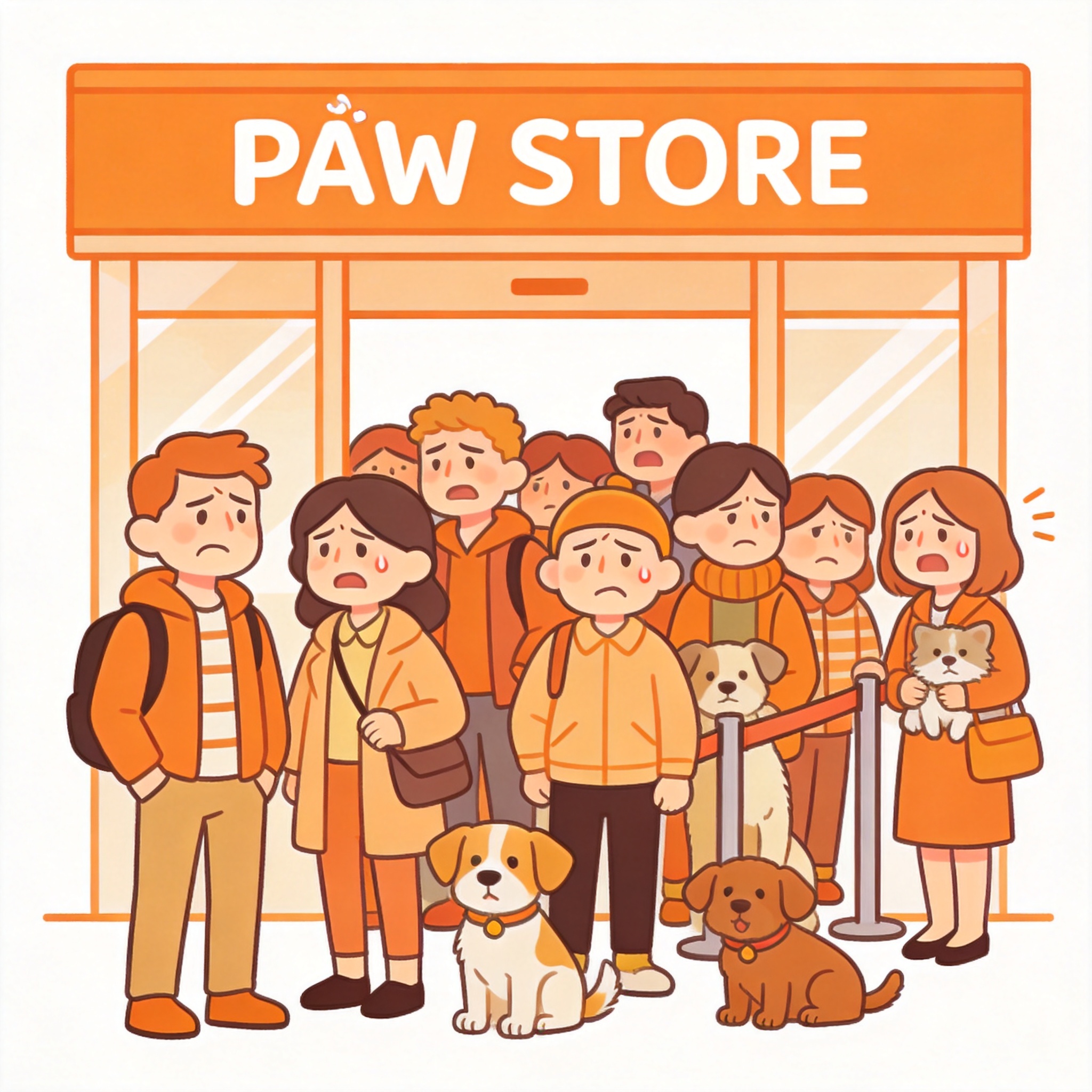 顾客扎堆到店